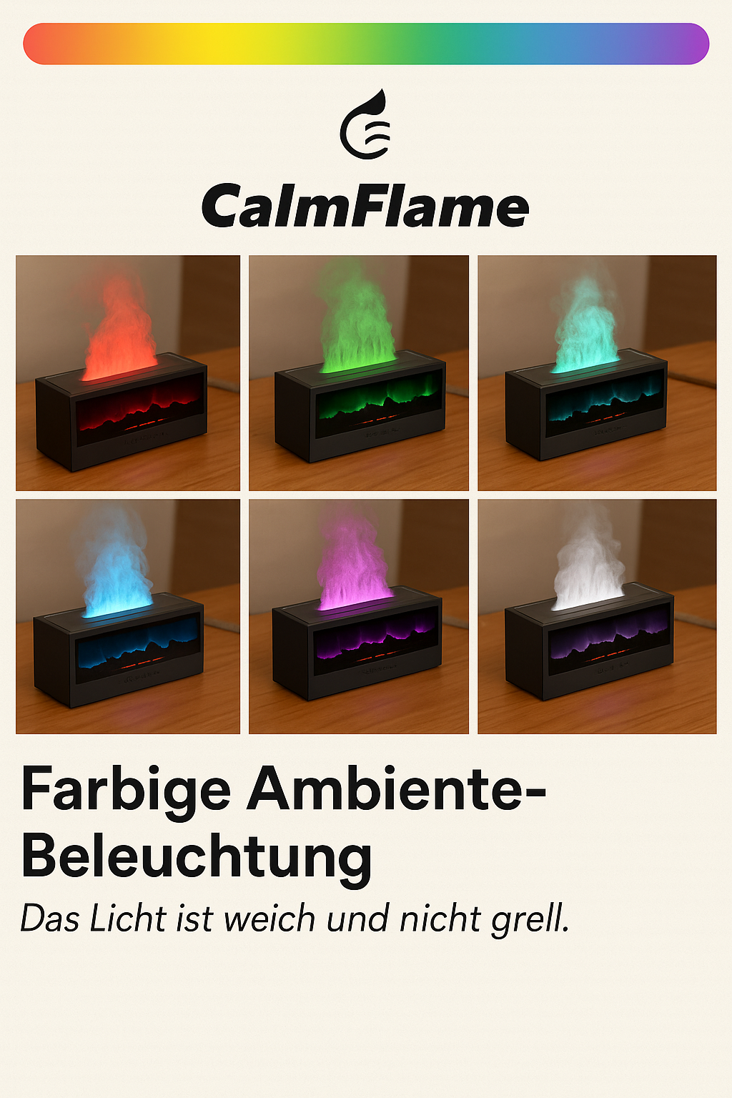 CalmFlame - Kamin - Aroma Luftbefeuchter™