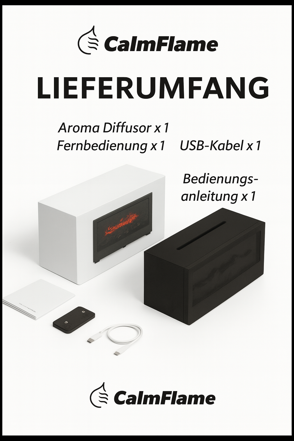 CalmFlame - Kamin - Aroma Luftbefeuchter™
