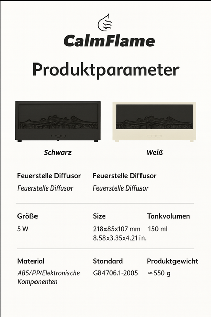 CalmFlame - Kamin - Aroma Luftbefeuchter™