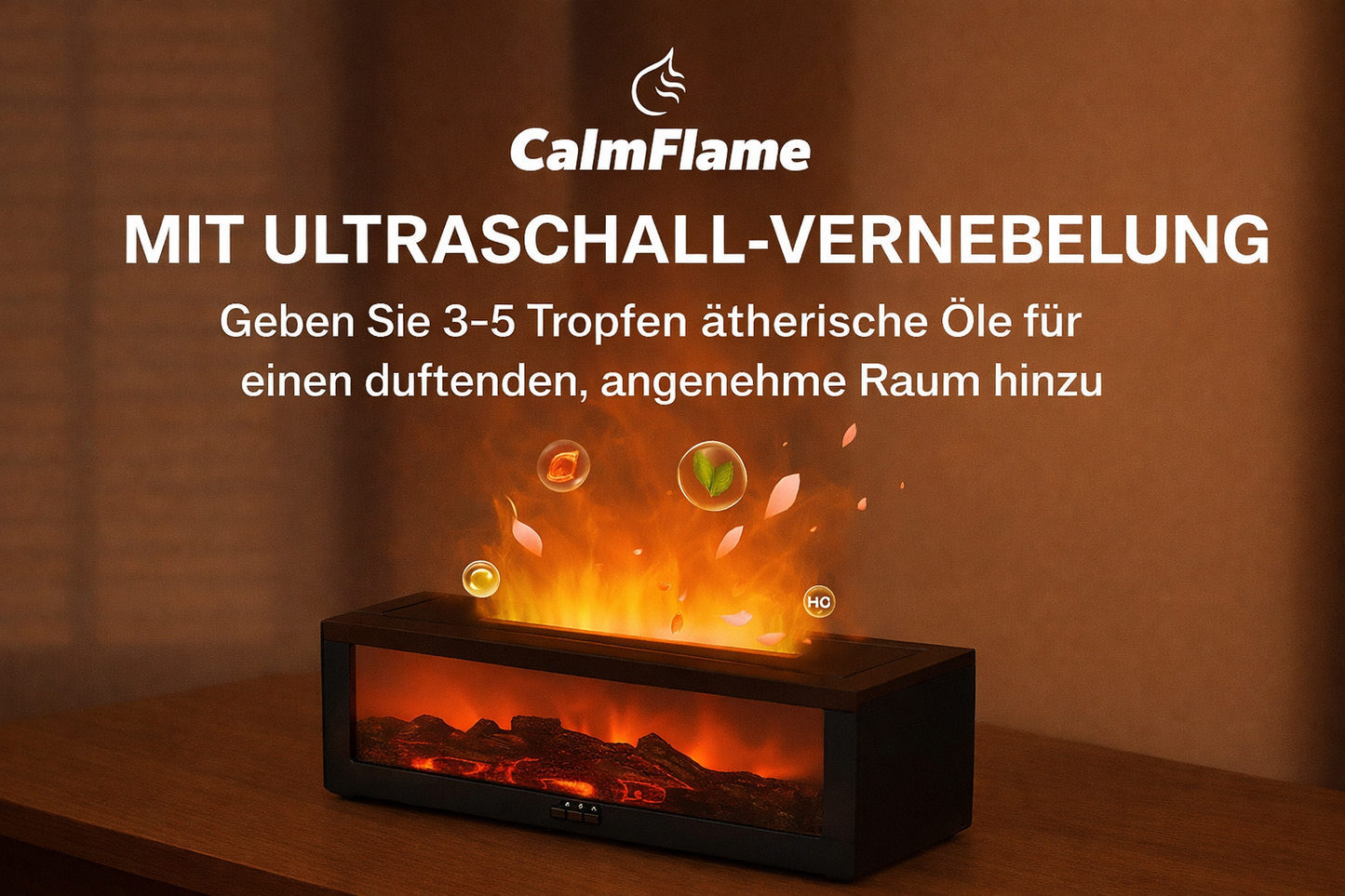 CalmFlame - Kamin - Aroma Luftbefeuchter™