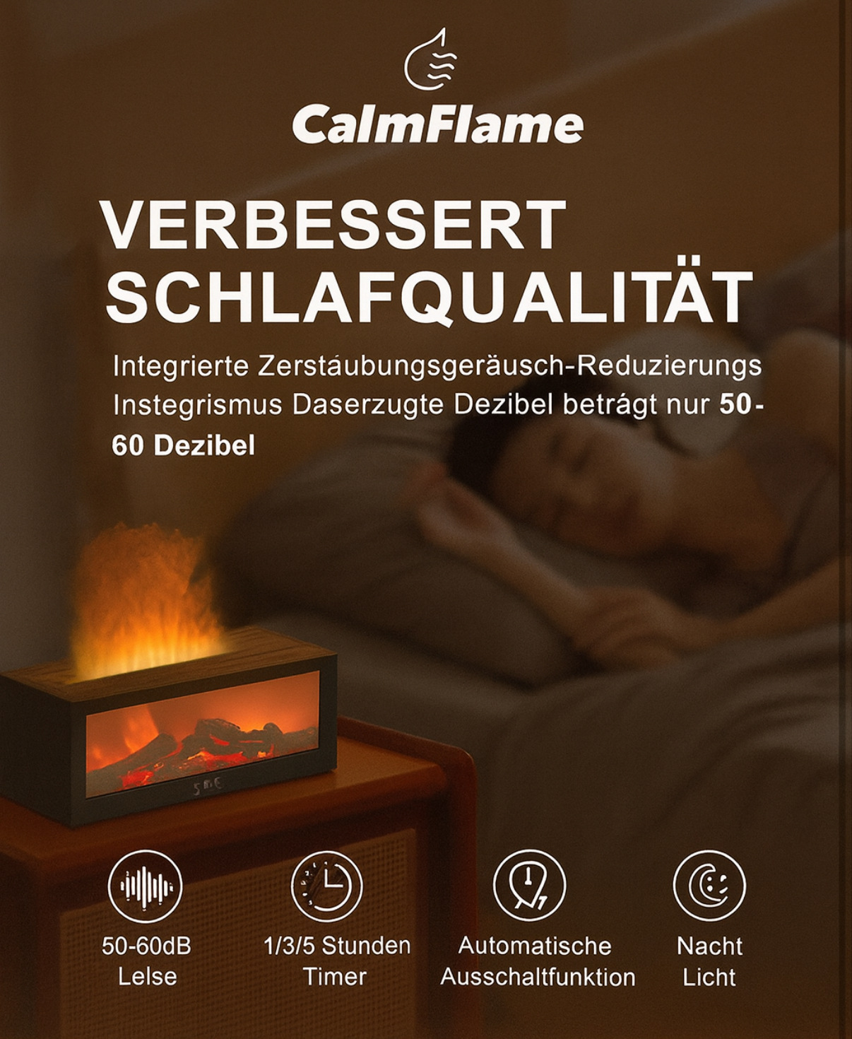CalmFlame - Kamin - Aroma Luftbefeuchter™